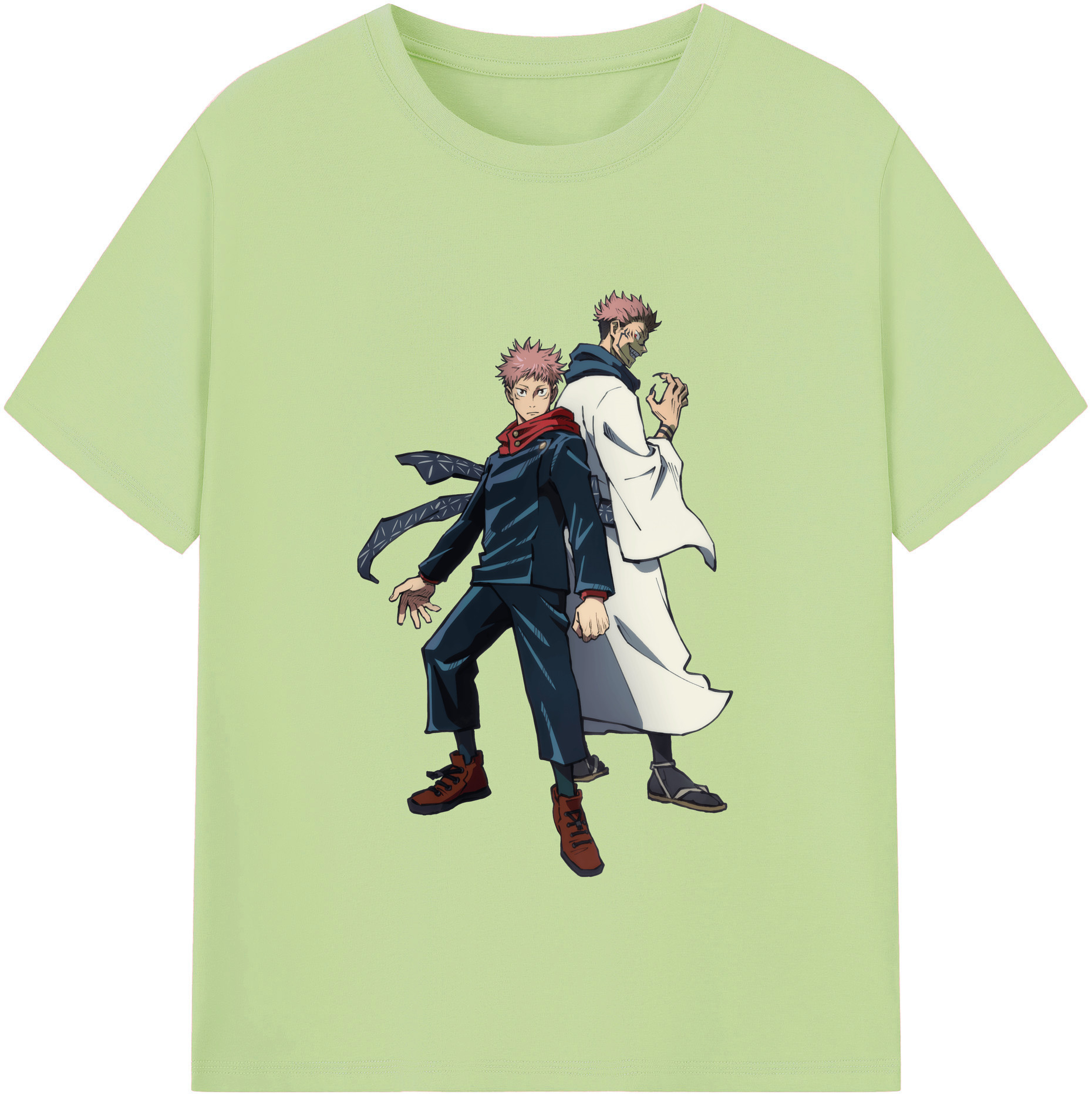 （画像用） 呪術廻戦 Jujutsu Kaisen 綿100％半袖Tシャツ（フロントプリント）